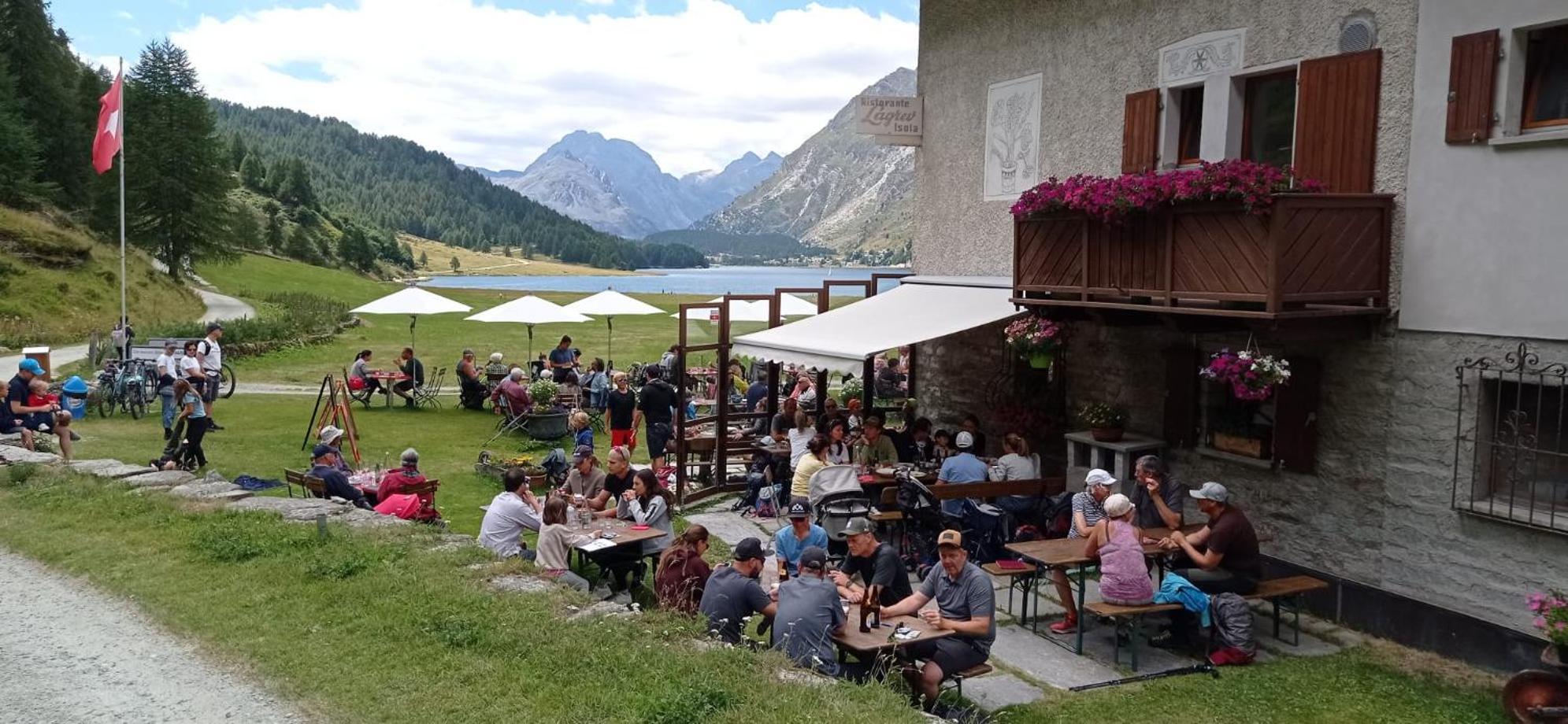 Hotel Ristorante Lagrev 말로야 외부 사진
