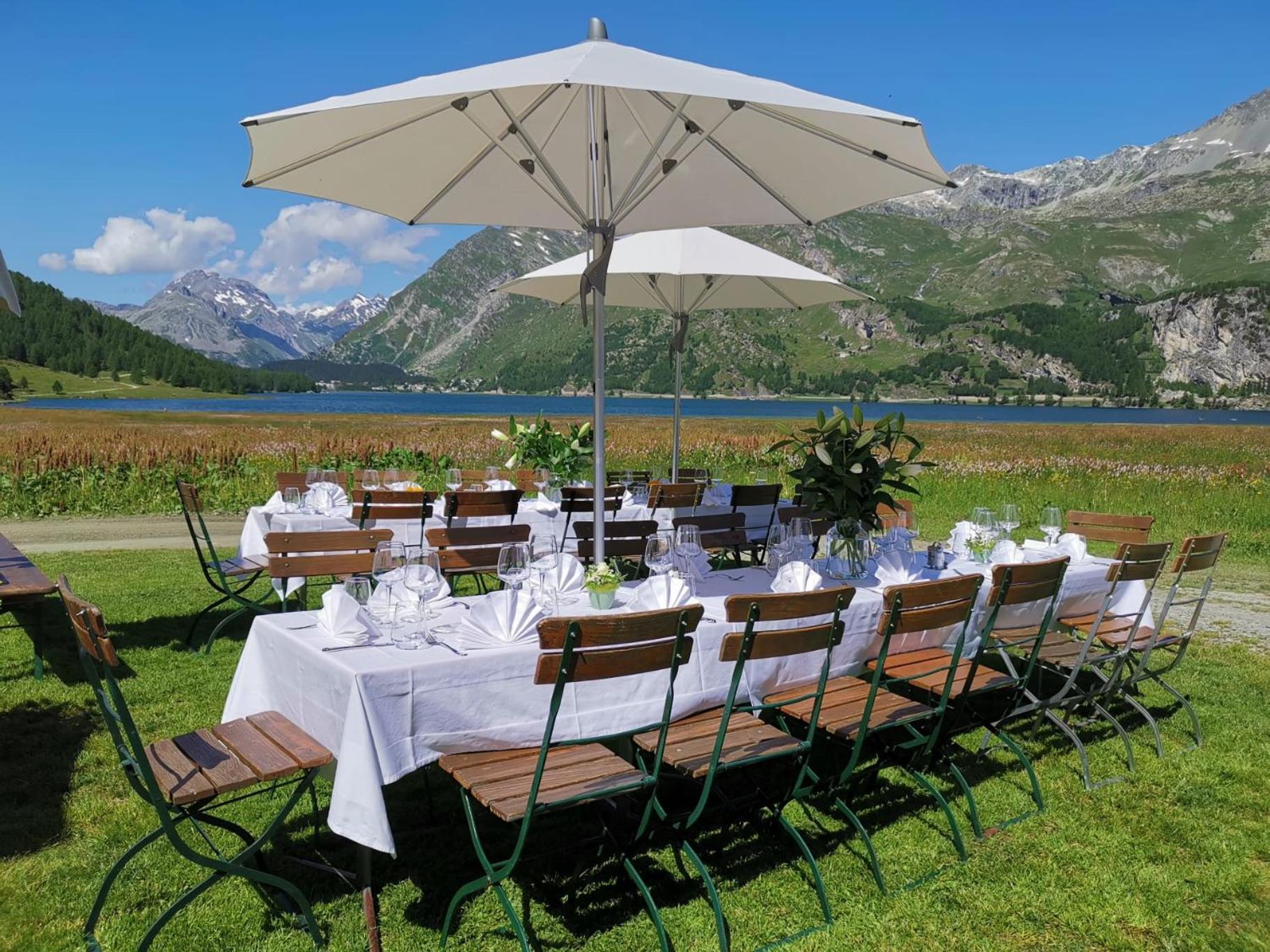 Hotel Ristorante Lagrev 말로야 외부 사진